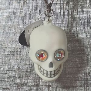 Bath & body works light up skull day of dead pocketbac holder new